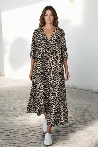 Boheme-Kleid Viskose