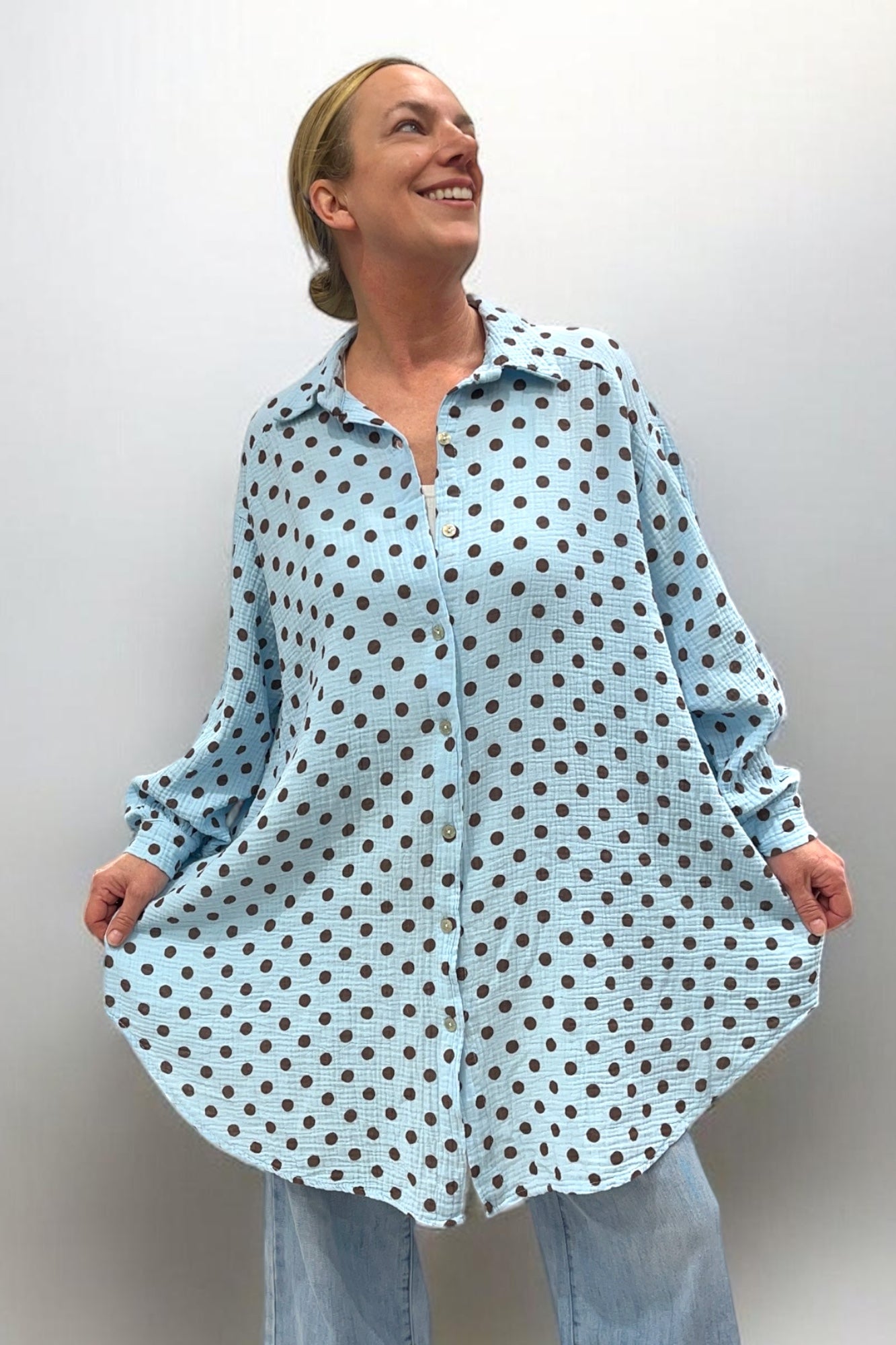 Cotton pique shirt