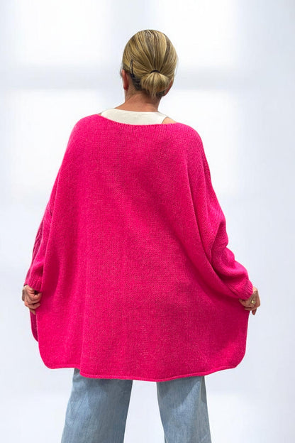 Oversized knit sweater