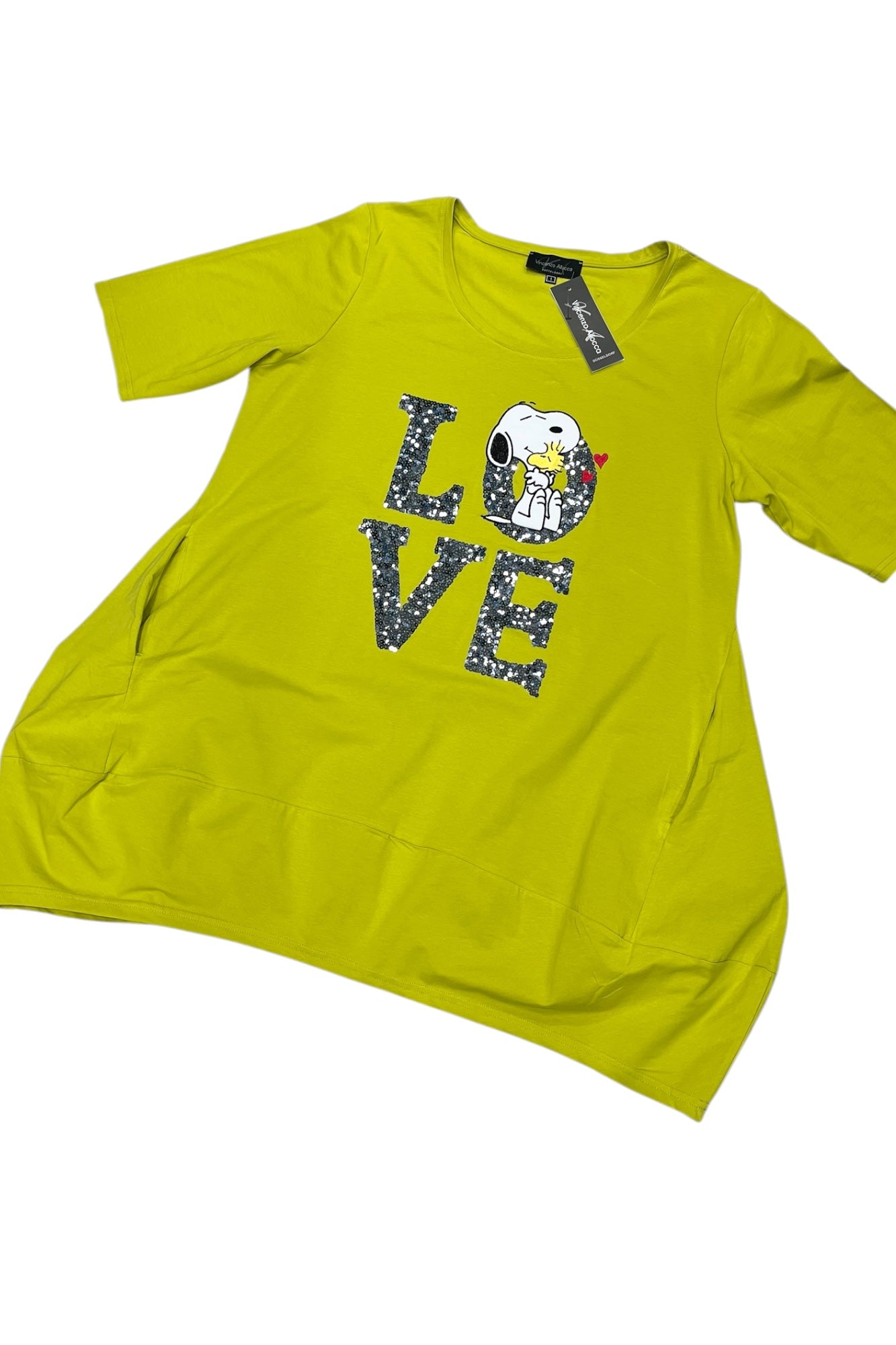 Tunic with appliqué