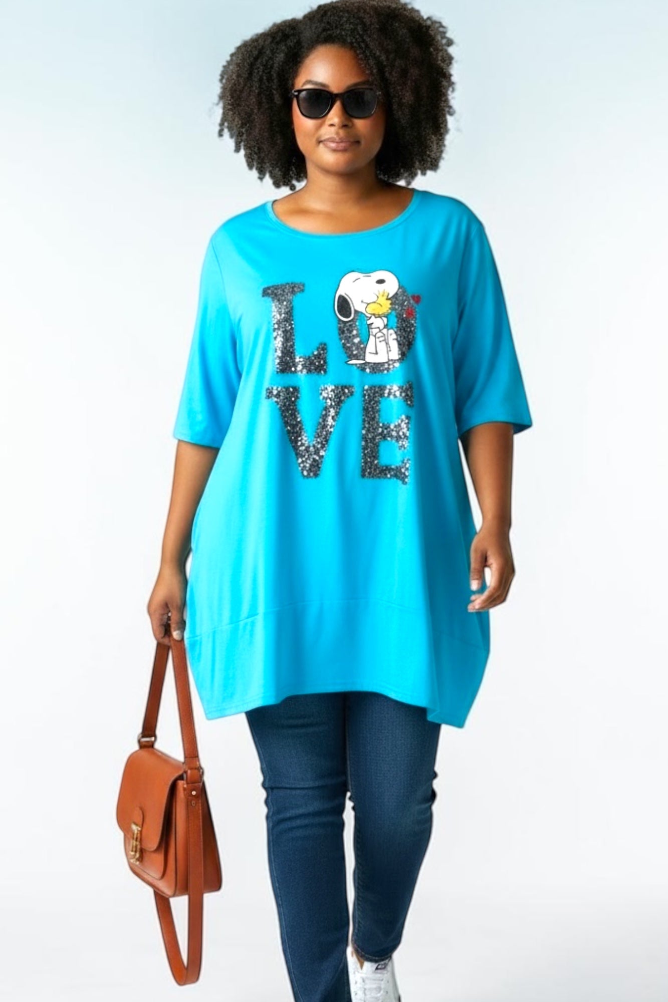 Tunic with appliqué
