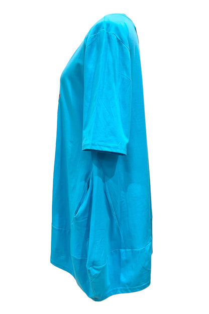 Tunic with appliqué