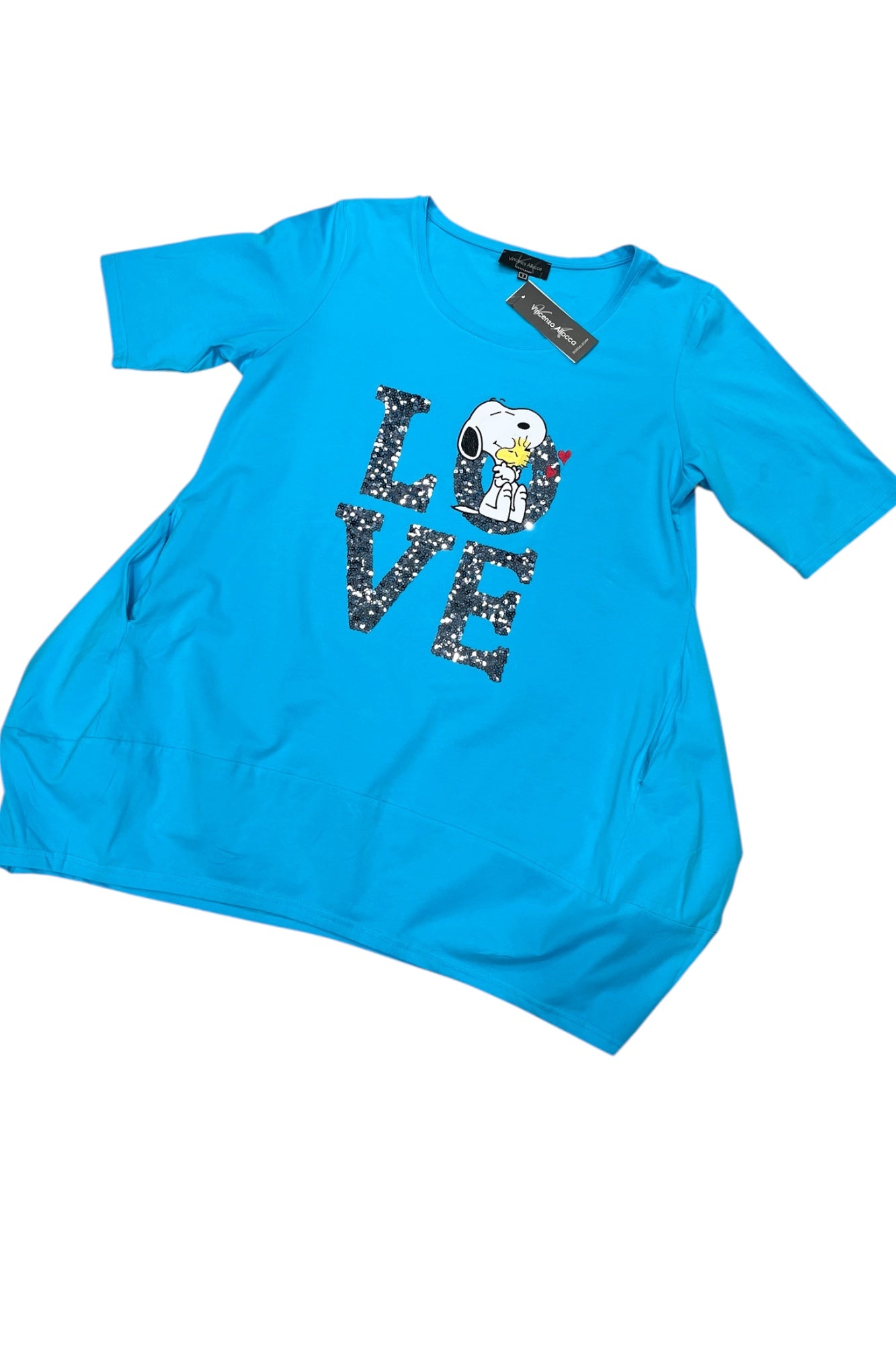 Tunic with appliqué