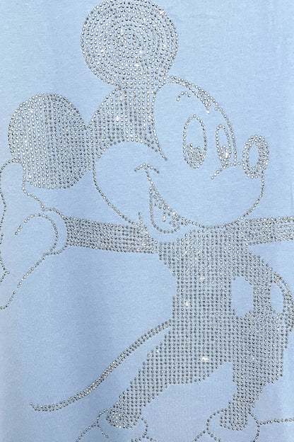 Tunic with rhinestone embellishment