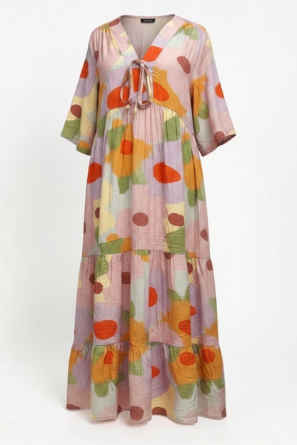 Boheme-Kleid aus Viskose
