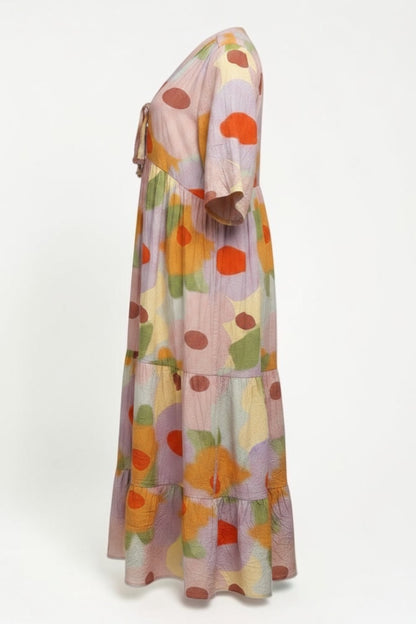 Boheme-Kleid aus Viskose