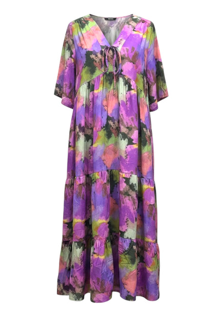 Boheme-Kleid aus Viskose
