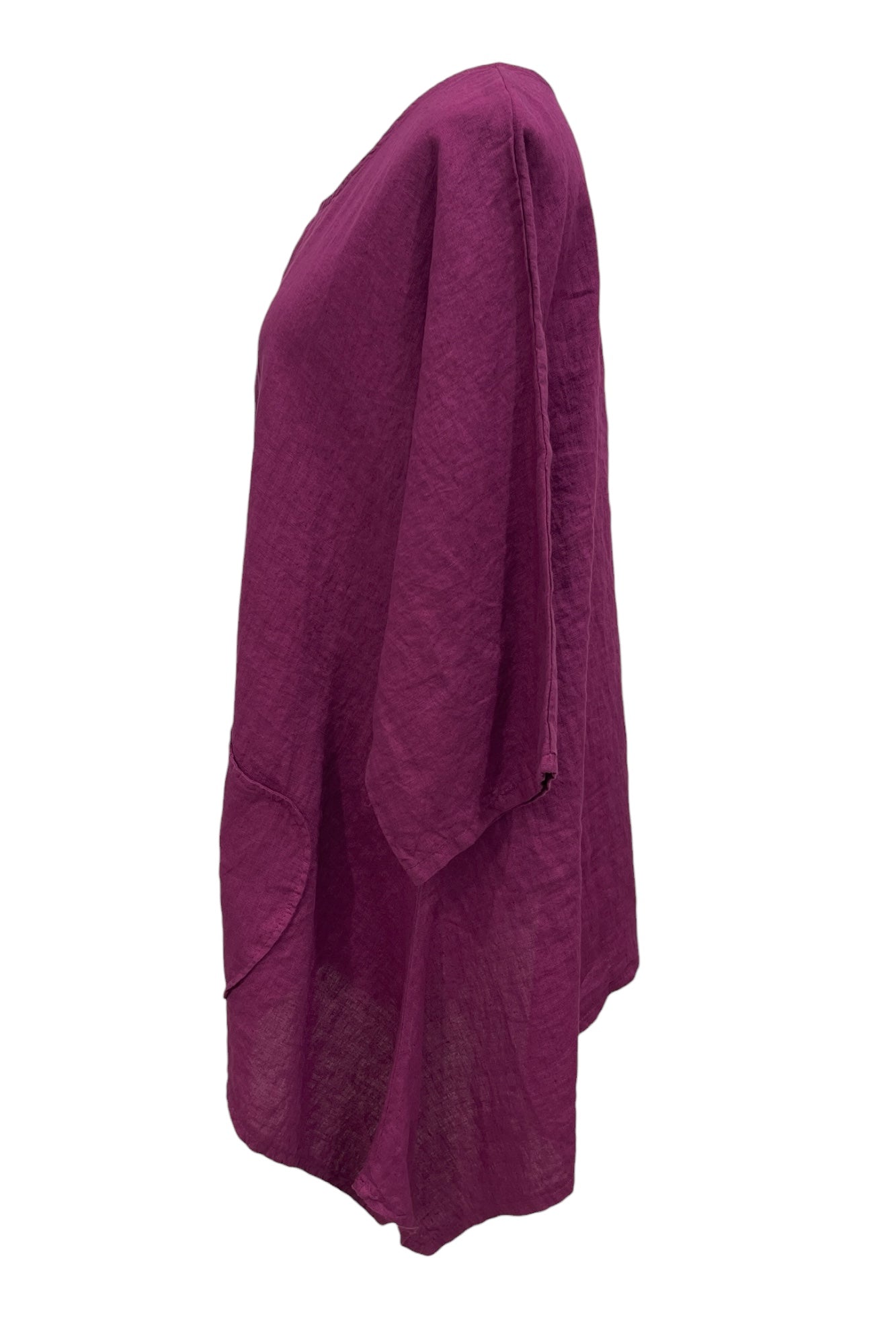 Oversize Tunika aus Leinen