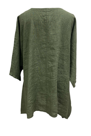 Oversize Tunika aus Leinen