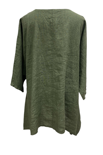 Oversized Linen Tunic
