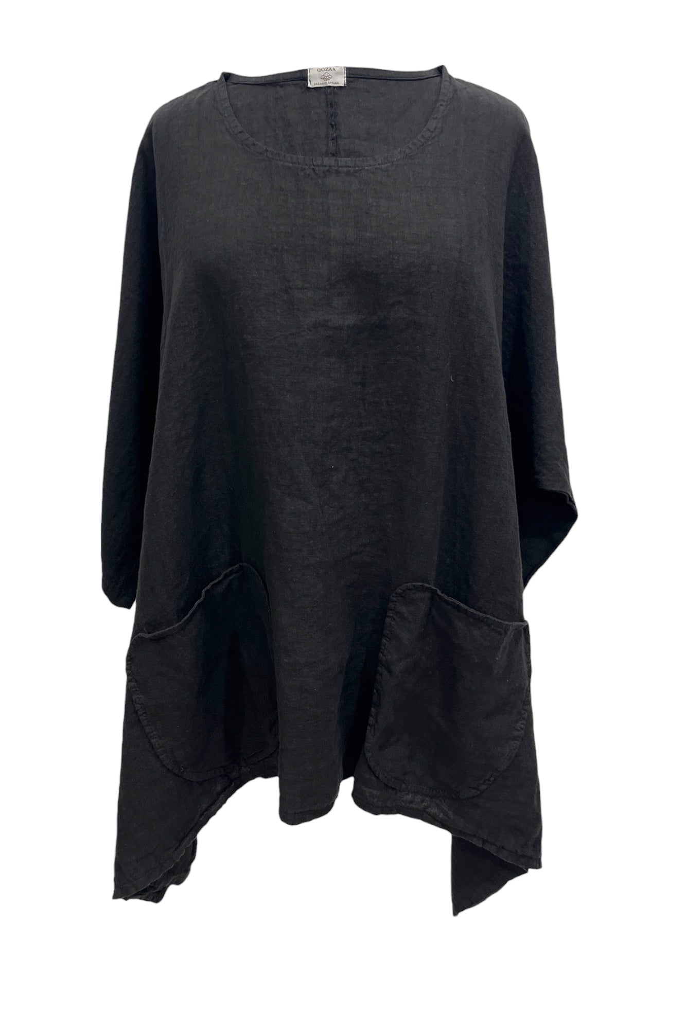 Oversize Tunika aus Leinen