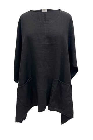Oversize Tunika aus Leinen