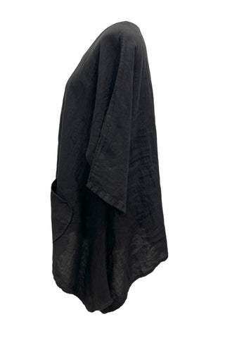 Oversize Tunika aus Leinen