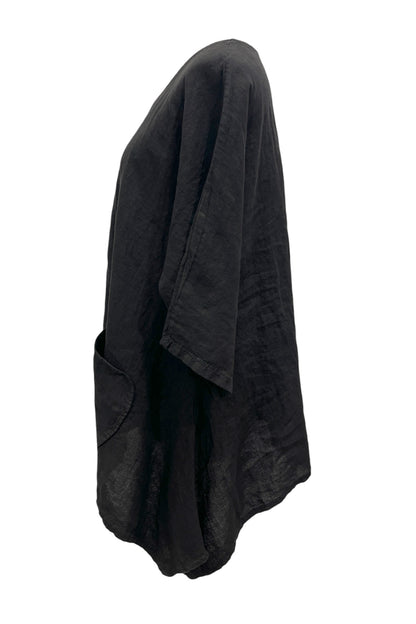 Oversize Tunika aus Leinen