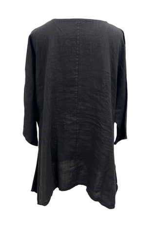 Oversize Tunika aus Leinen