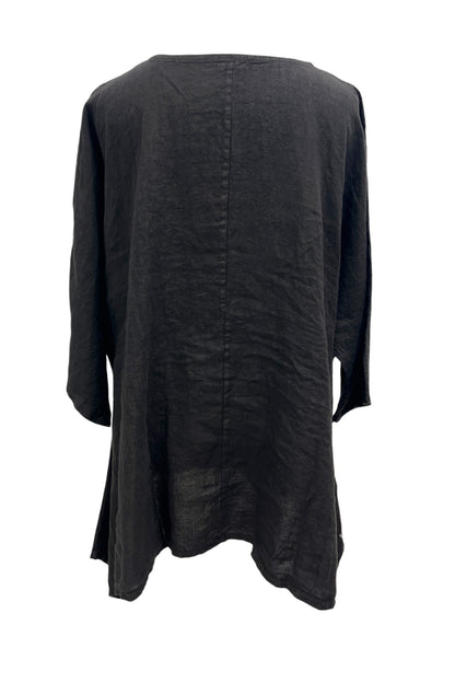 Oversize Tunika aus Leinen