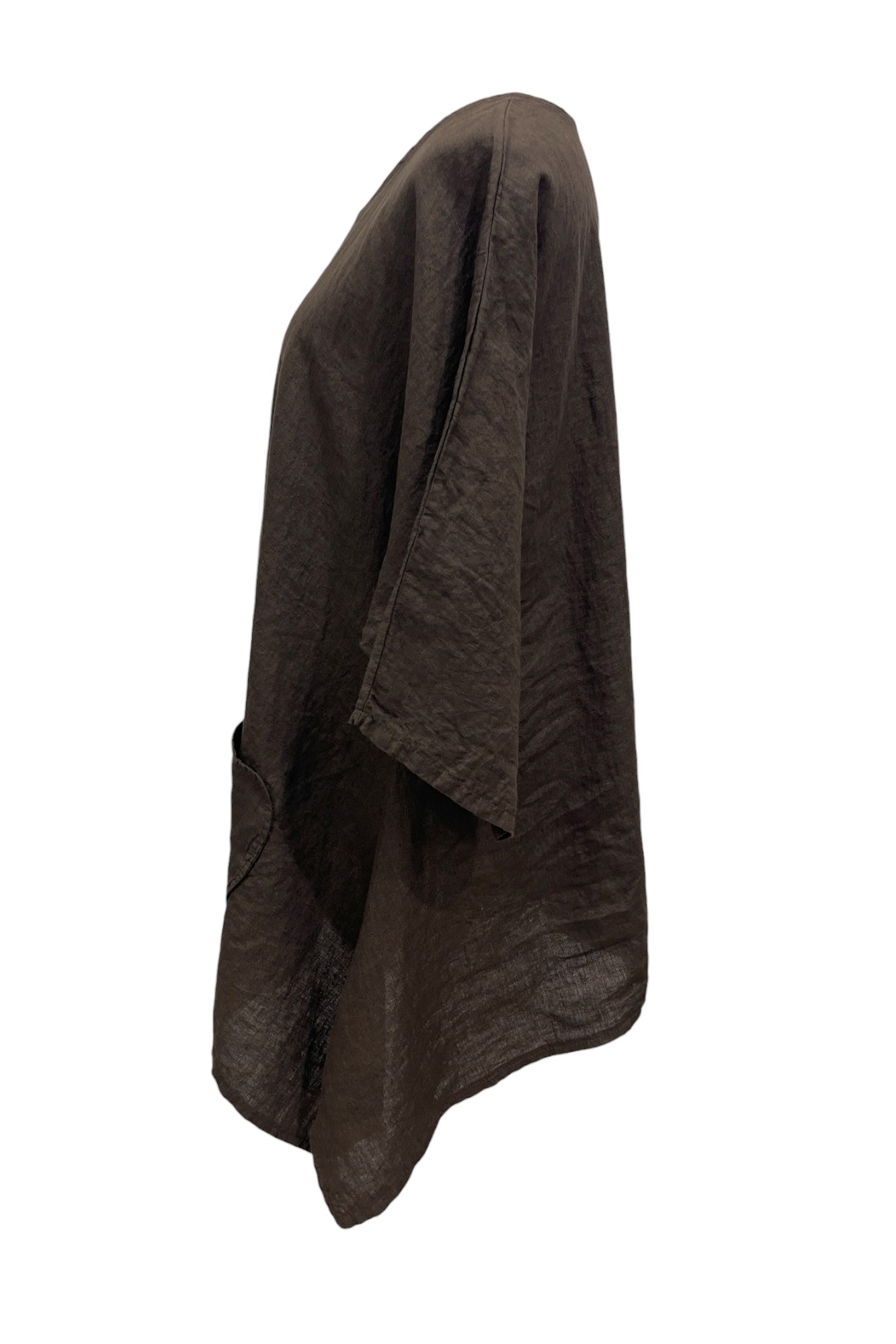 Oversize Tunika aus Leinen