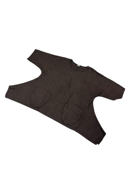 Oversize Tunika aus Leinen