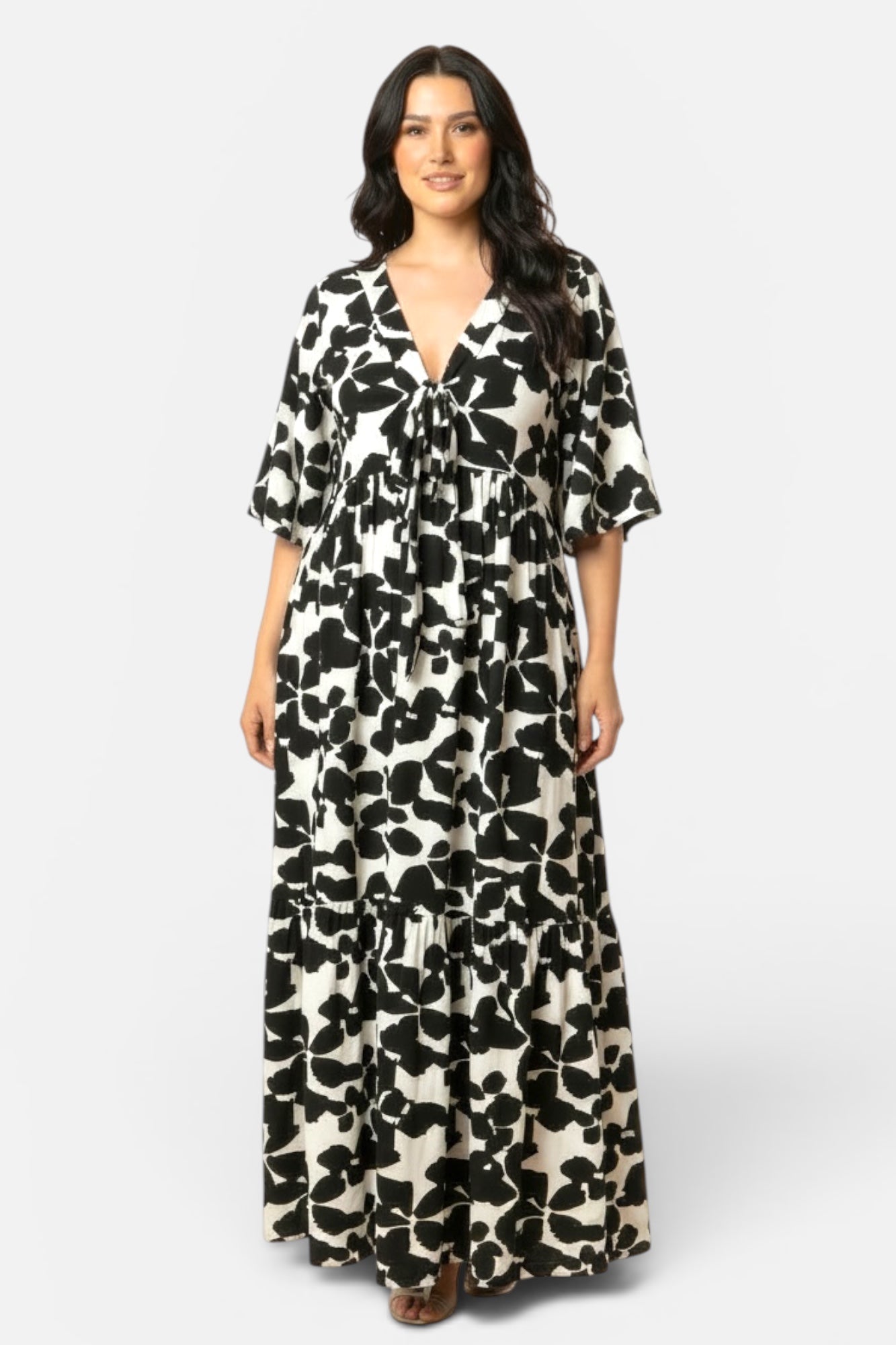 Boheme-Kleid aus Viskose