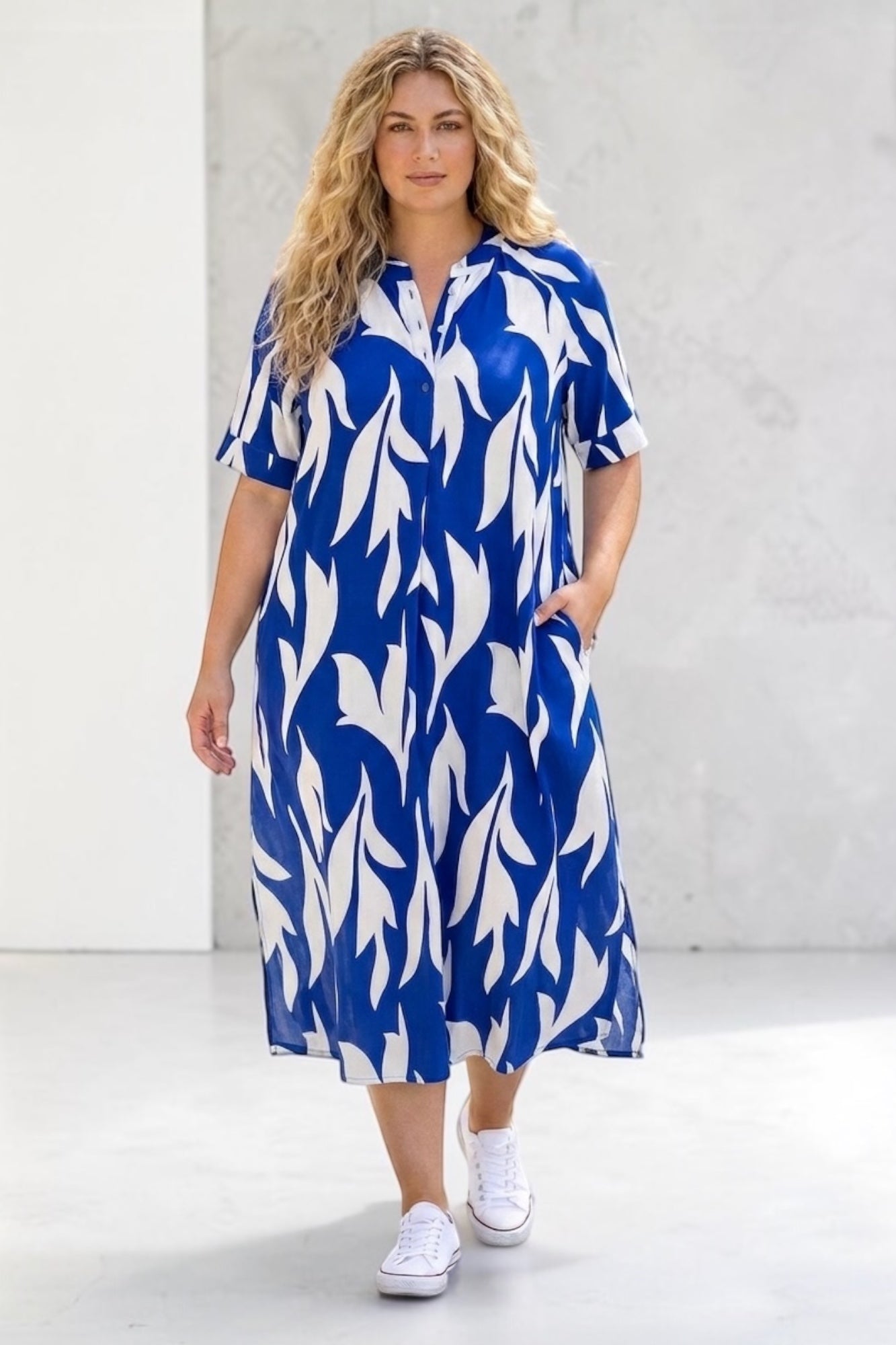 Kleid aus Viskose