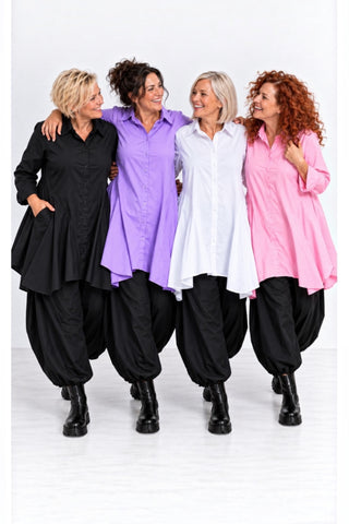Bluse Anna aus Baumwoll-Stretch