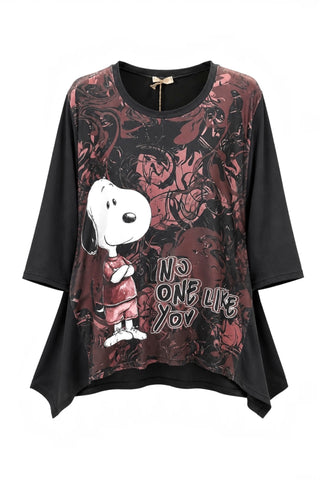 Oversize Shirt von Frenzi in Einheitsgröße. Der Stoff ist sehr weich und durch den Elasthananteil sehr angenehm auf der Haut. 3/4 Ärmel.
Der weite Schnitt schmeichelt der  Figur. Toll zu kombinieren.
