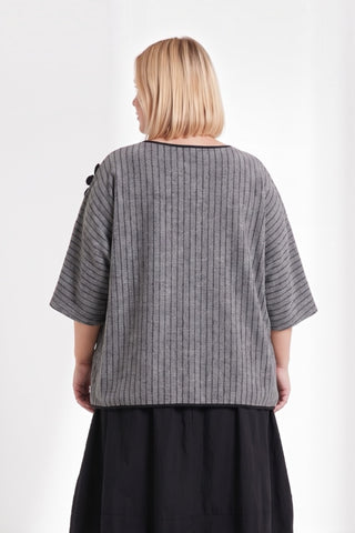 Kastiger Pulli in Woll-Mix
