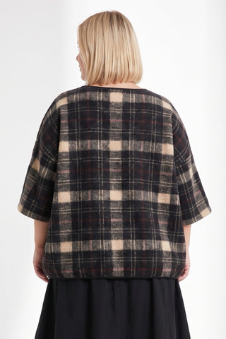 Kastiger Pulli in Woll-Mix