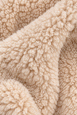 Teddy Jacke mit Kapuze