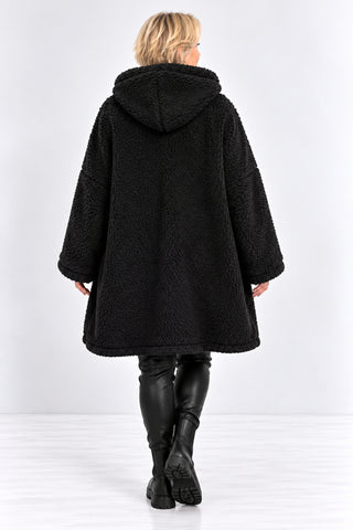 Teddy Jacke mit Kapuze