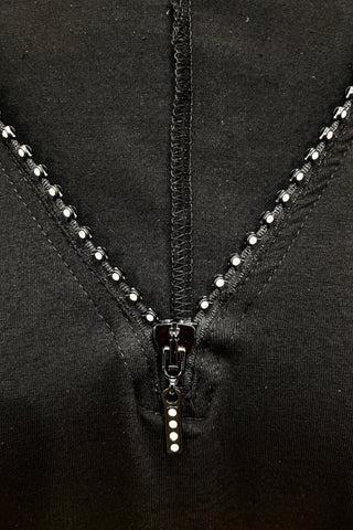 Tunika Marie mit Strass-Ausschnitt