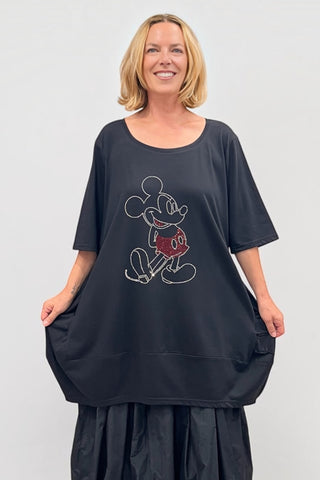 Tunika mit Strass-Applikation