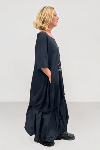 Tunika mit Strass-Applikation