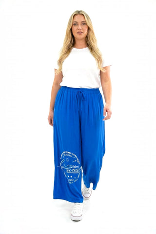 Hose aus Viskose mit Druck