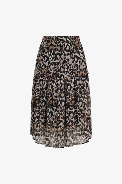 Skirt with Leo Print